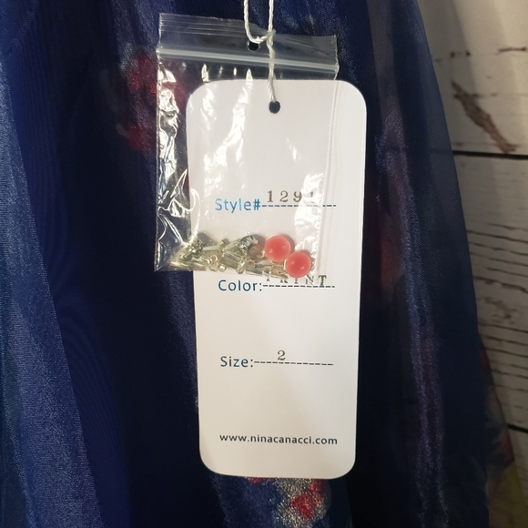 NINA CANACCI Formal Sleeveless Gown Size 2 - Picture 3 of 8